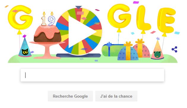 Anniversaire De Google Deja19 Ans Bess